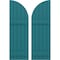 Ekena Millwork Americraft 5-Board (2 Batten) Wood Joined Board-n-Batten Shutters w/ Arch Top, ARW101BQ518X77ANH, PR ARW101BQ518X77ANH - alternate 1